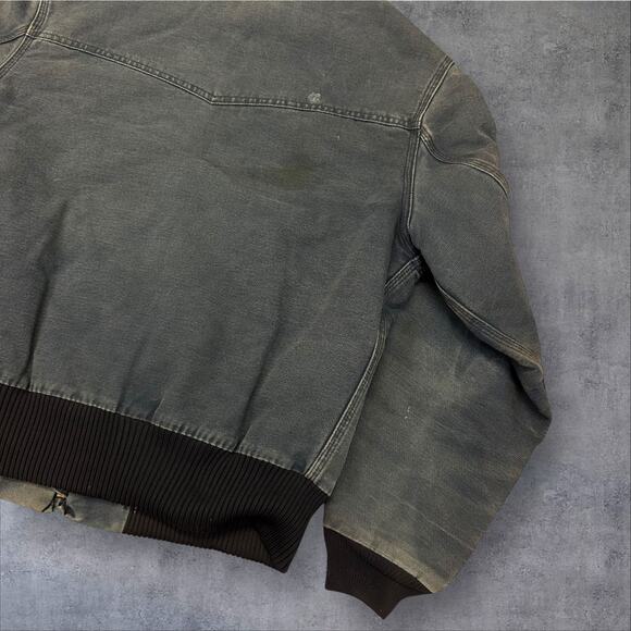 Vintage Y2K Carhartt faded blue Santa Fe work wear jacket - Picture 9 of 9